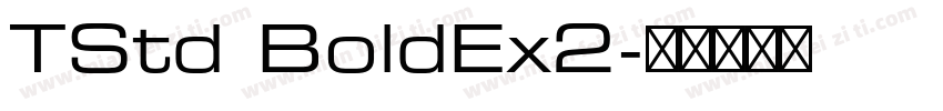 TStd BoldEx2字体转换
